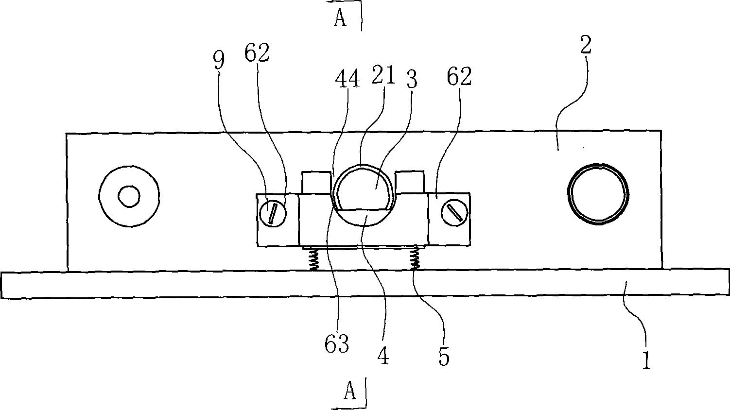 Locking structure for preventing latch knocking door case