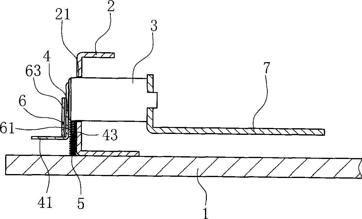 Locking structure for preventing latch knocking door case