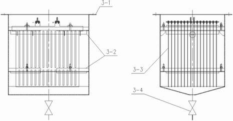 A high-voltage pulsed electric field-swirl centrifugal field combined lubricating oil demulsification and dehydration device