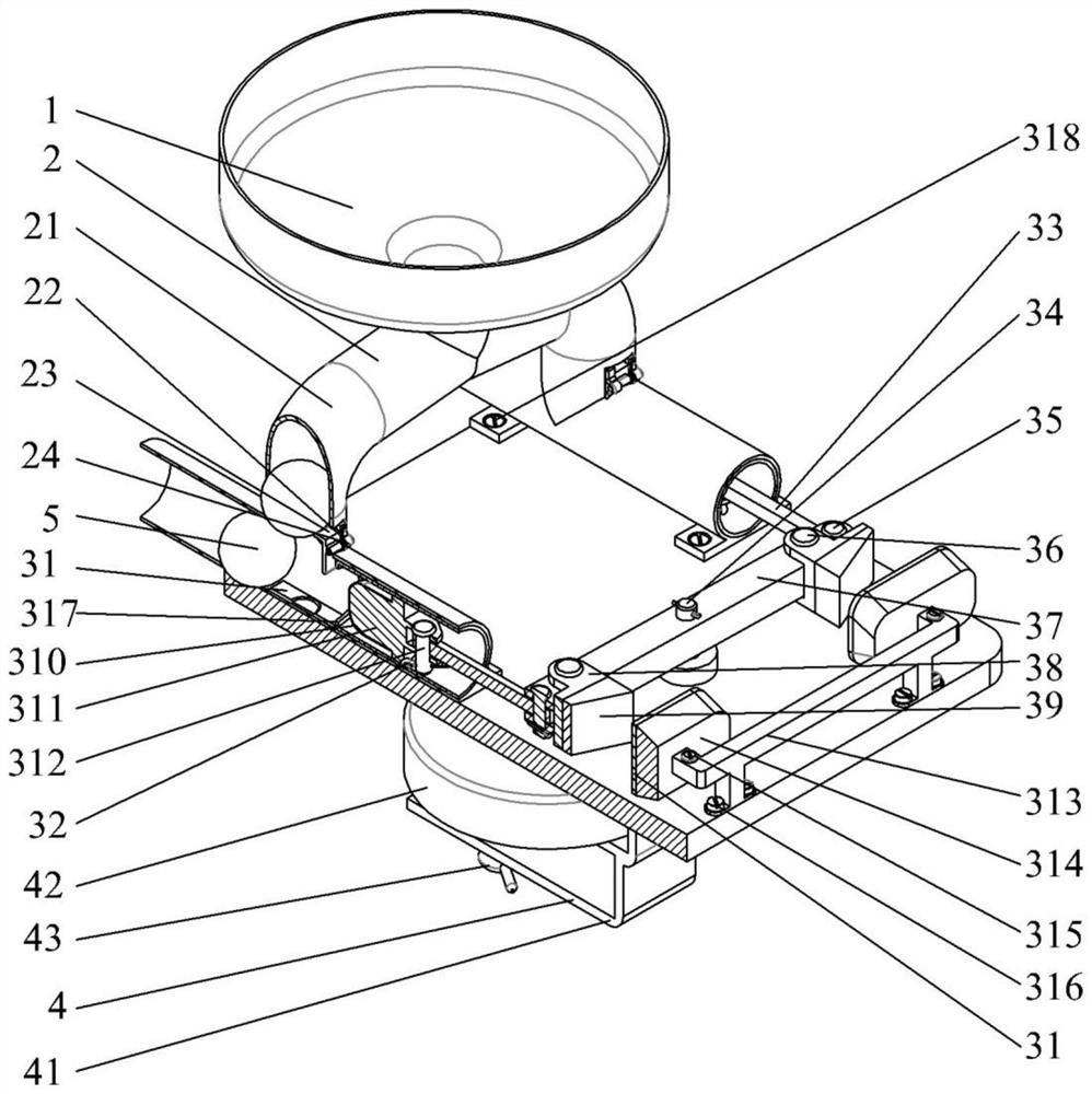 A kind of continuous table tennis ball server