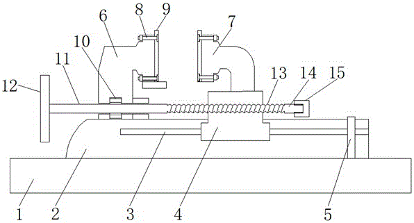 Hardware machining clamping device convenient to replace