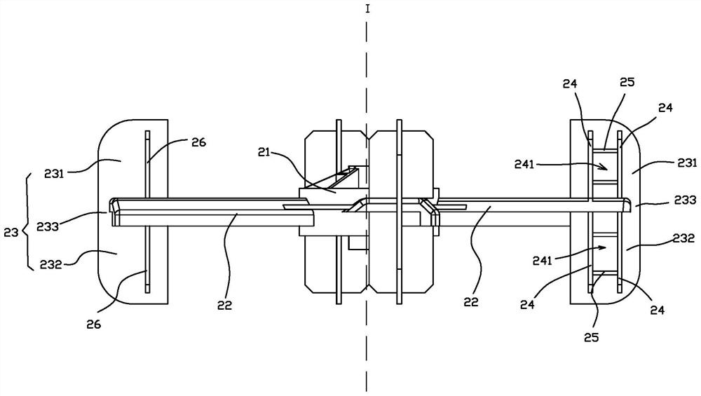 Paddle structure, damping water tank and rowing machine