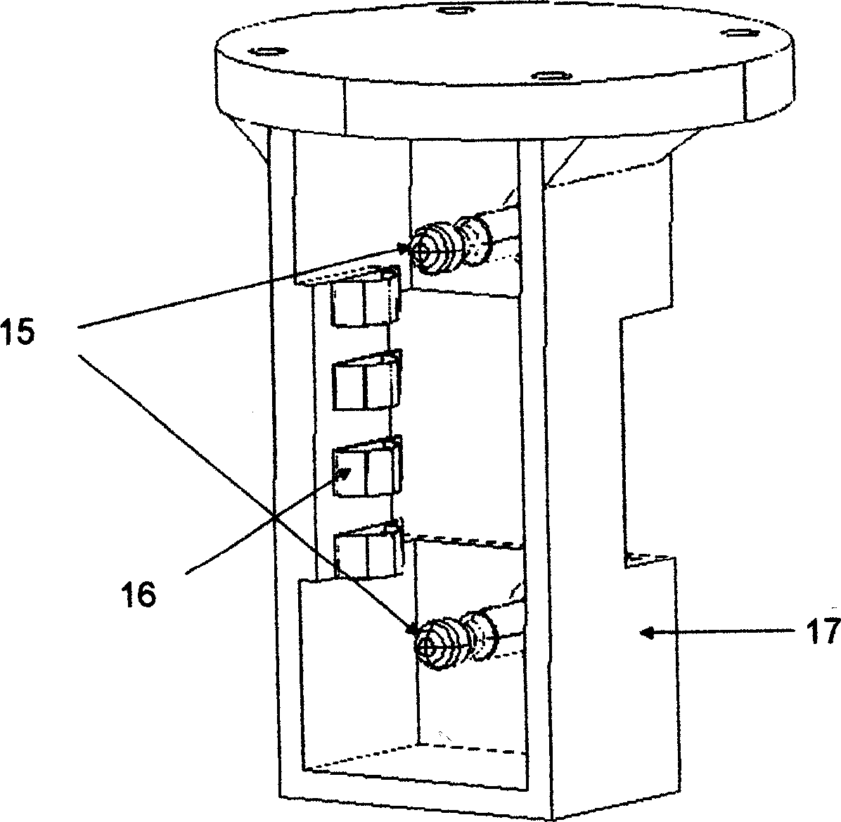 Super high vacuum system sample feeding apparatus