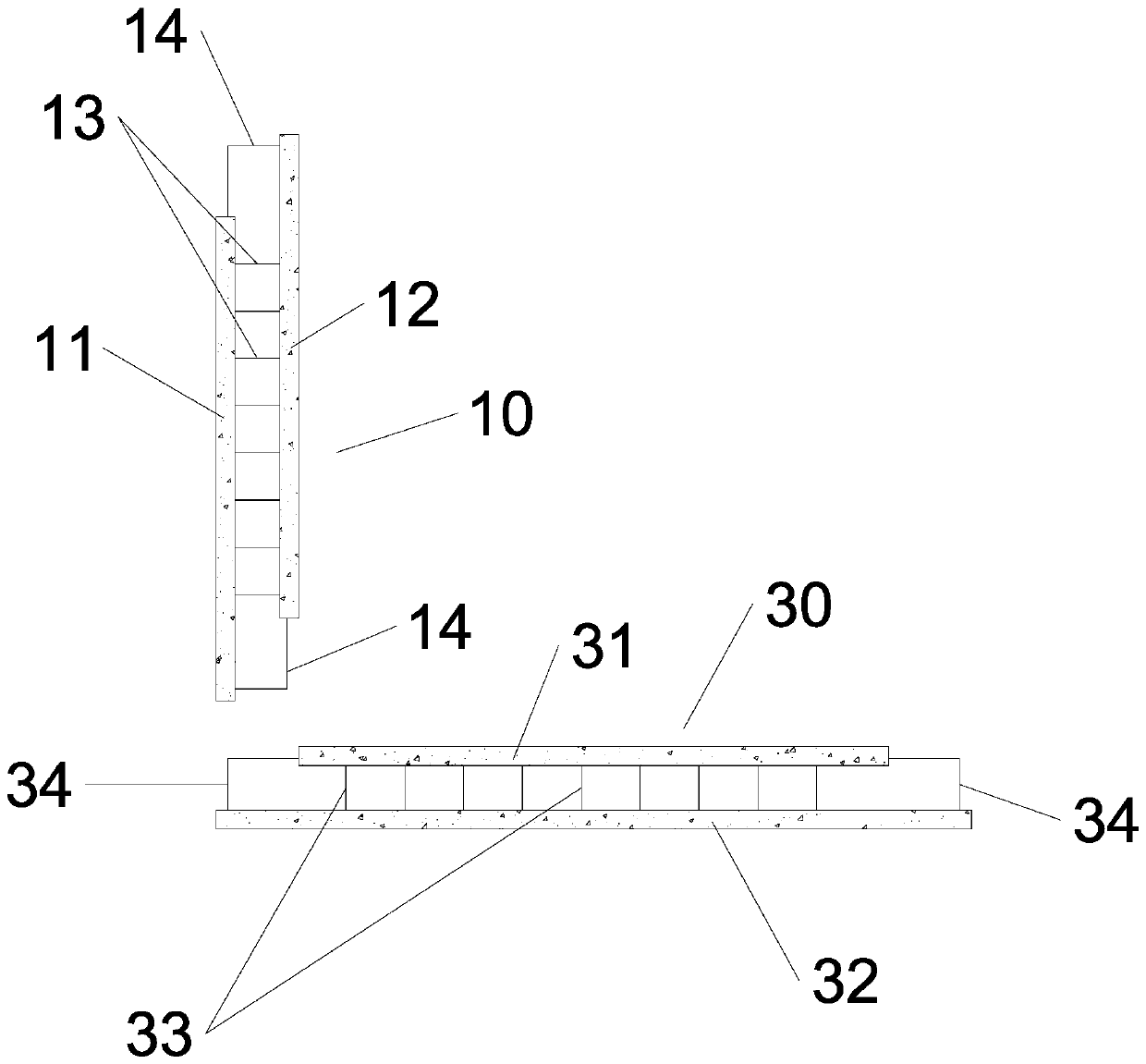 Superimposed assembly type construction comprehensive pipe rack and construction method thereof