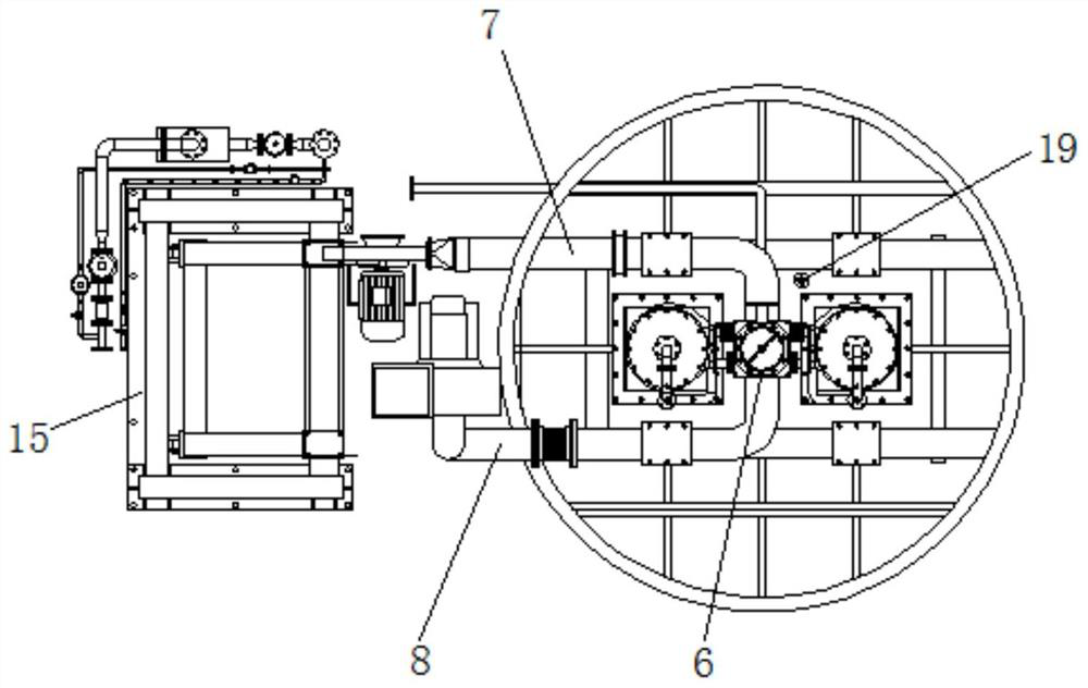 Heat accumulating type steel ladle baking device