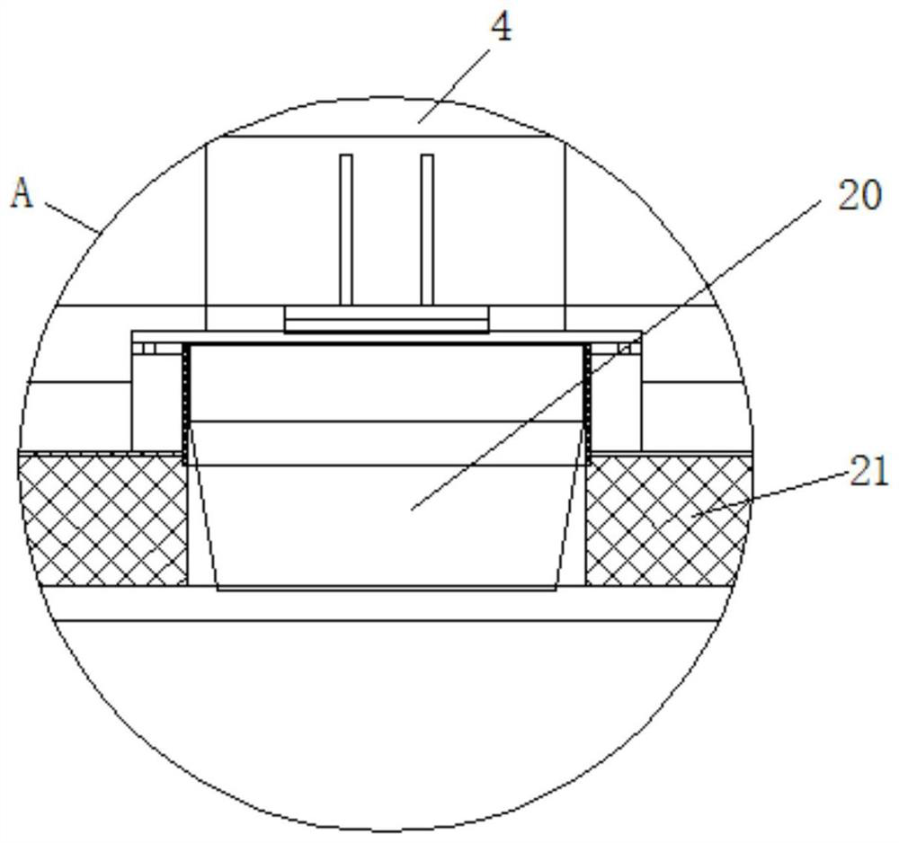 Heat accumulating type steel ladle baking device