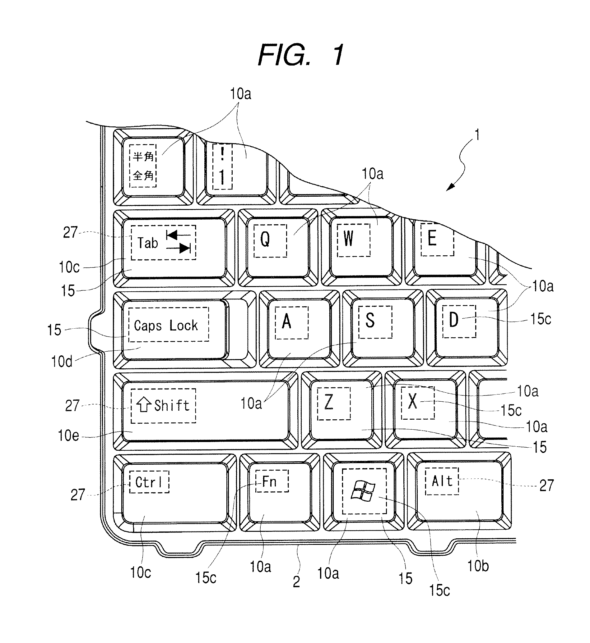 Input device and keyboard device having illumination function