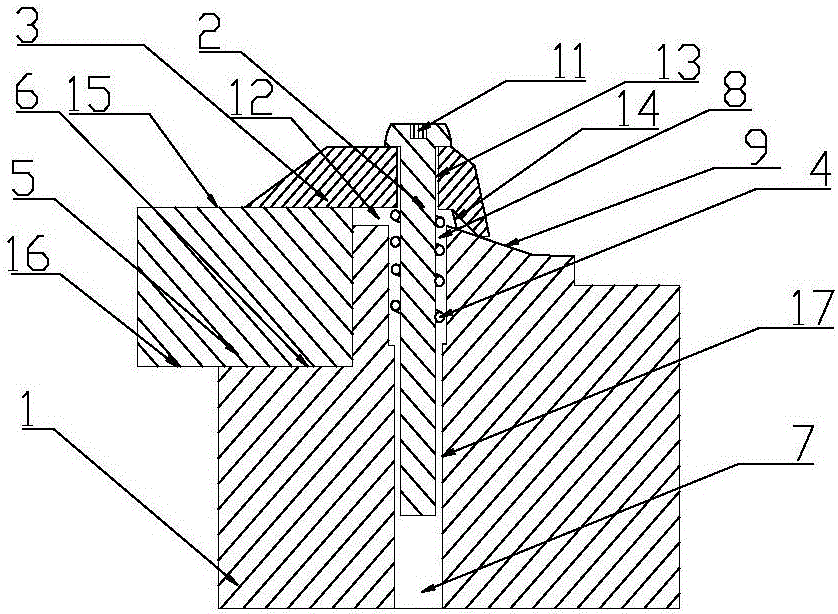Clamping device for fixing indexable blade