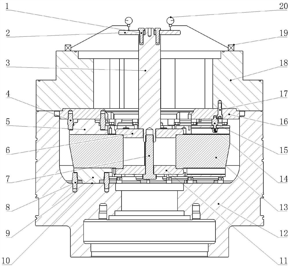 Method for measuring and adjusting axial clearance of thrust bearing of shaft seal type nuclear main pump