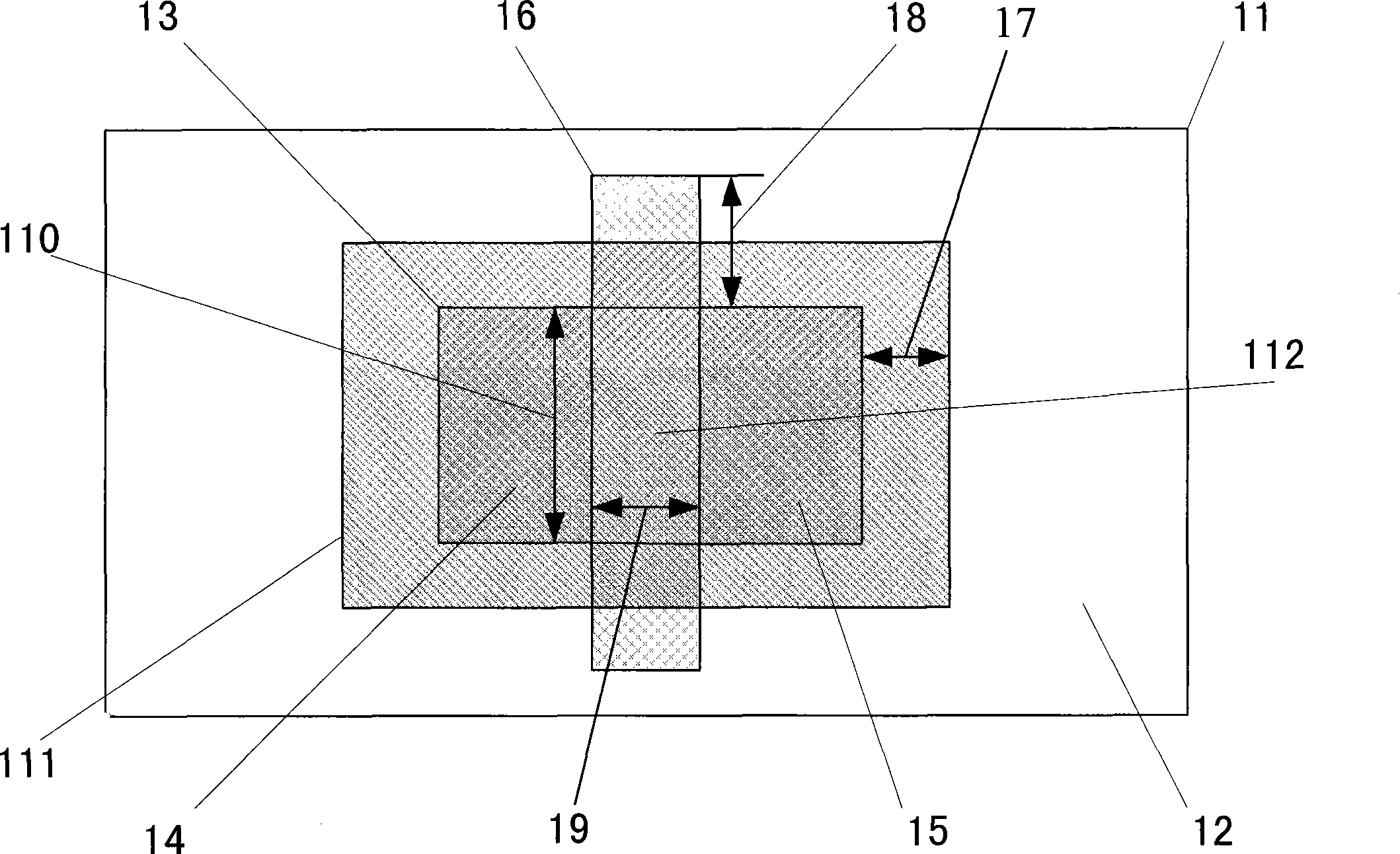 Double-edge anti-integral dose radiation reinforced layout structure