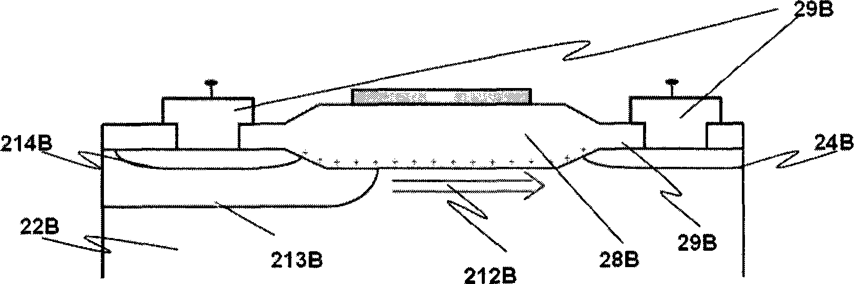 Double-edge anti-integral dose radiation reinforced layout structure