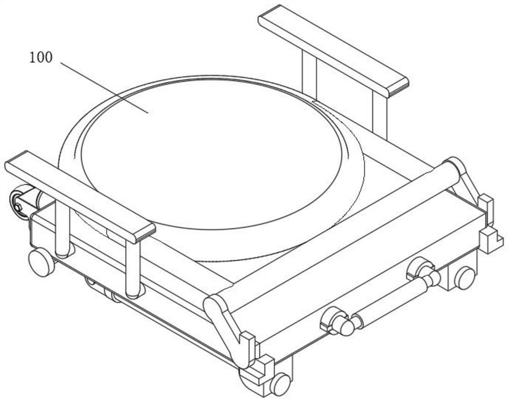 Foldable moving seat for orthopedic postoperative nursing