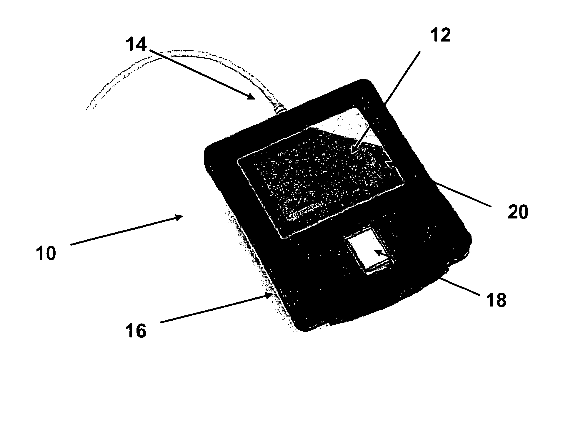 Contactless card reader integrated into a touchpad