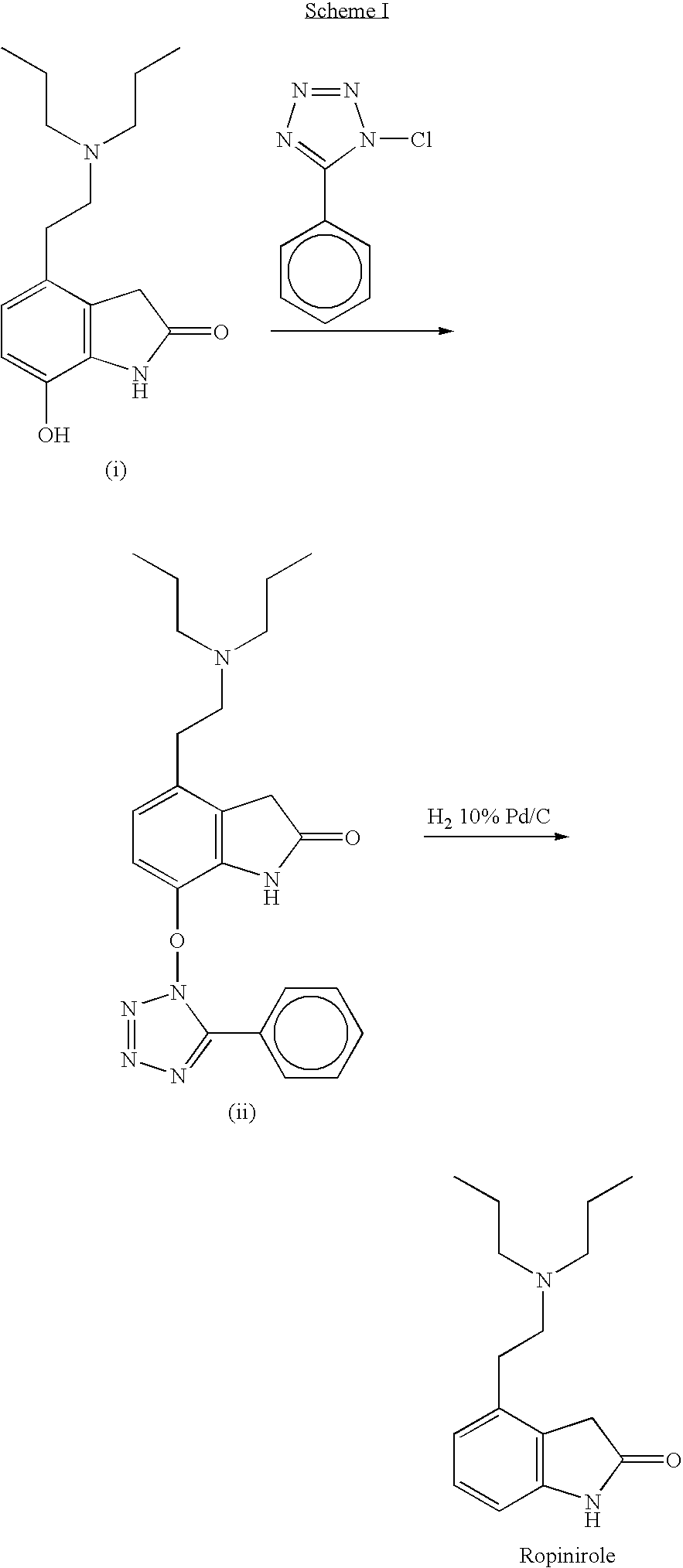Process for the preparation of 4-(2-dipropylaminoethyl)-1,3-dihydro-2H-indol-2-one hydrochloride