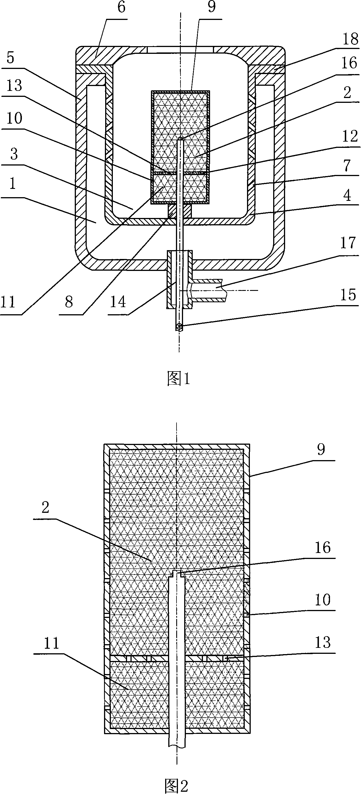 Highly effective liquid fuel evaporation combustion device