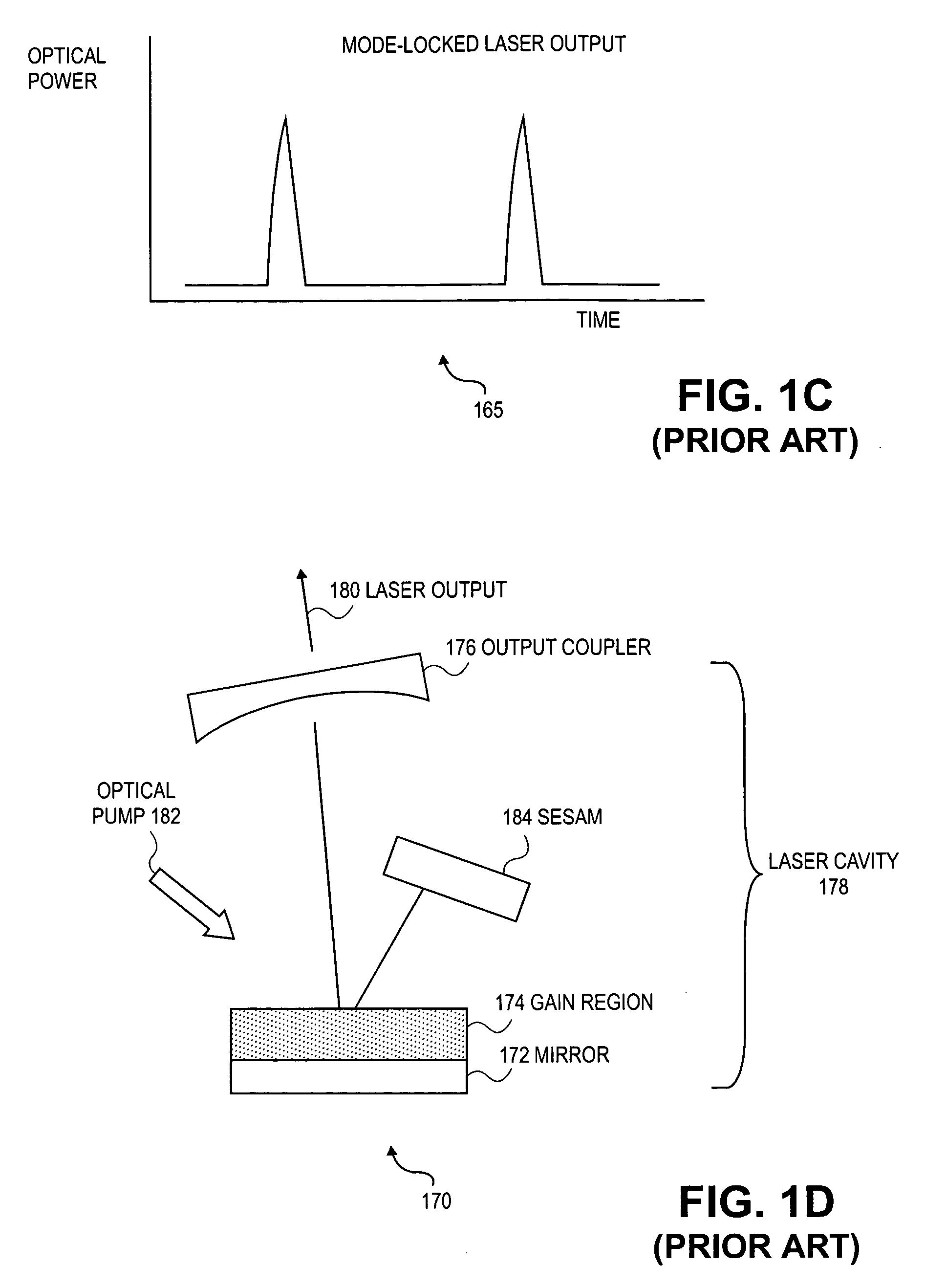 Surface emitting laser with an integrated absorber