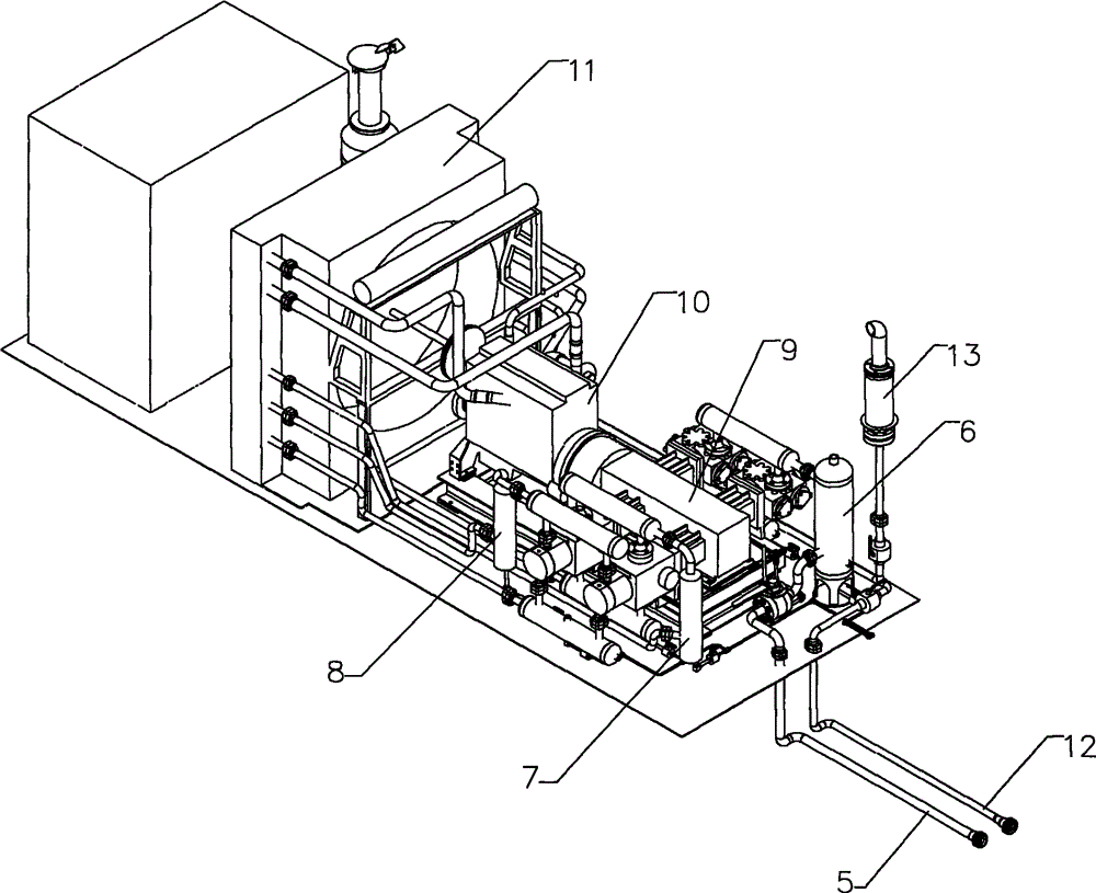 Nitrogen supercharging vehicle