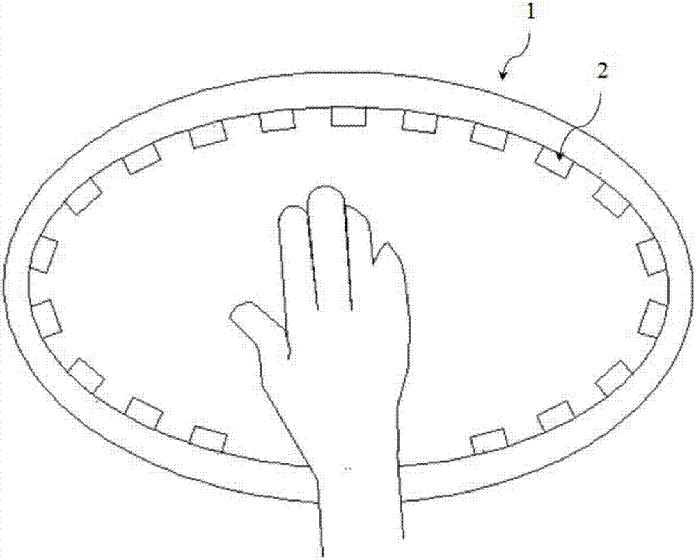 Device and method integrating gesture recognition and ultrasonic tactile feedback and application