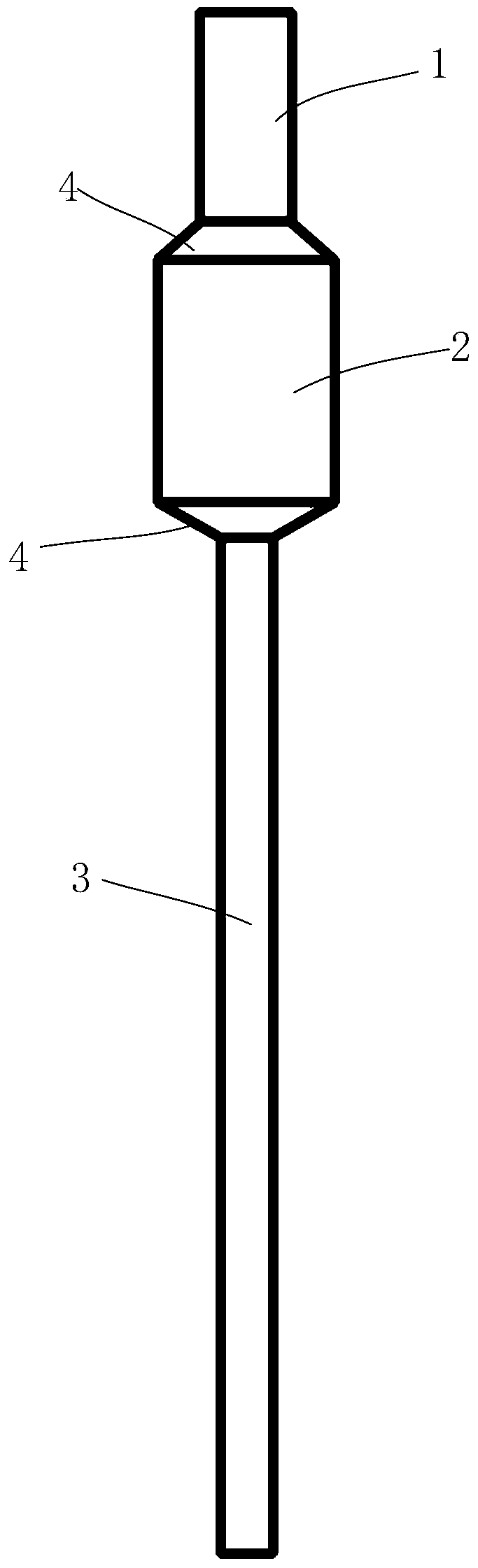 An in-situ test device and method for the sedimentation and deposition process of water particles