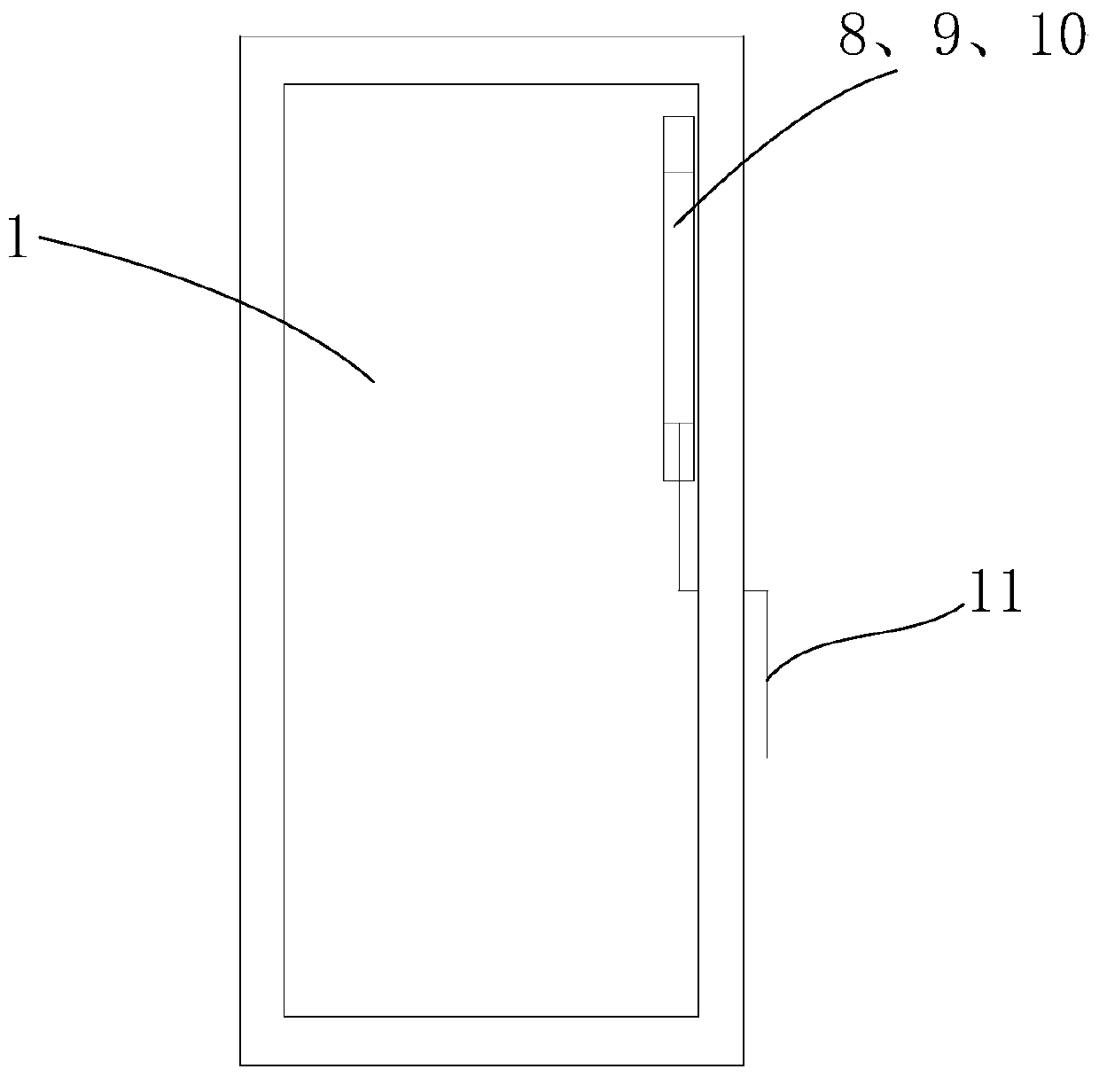 An in-situ test device and method for the sedimentation and deposition process of water particles