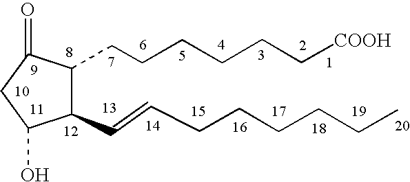 Topical stabilized prostaglandin E compound dosage forms