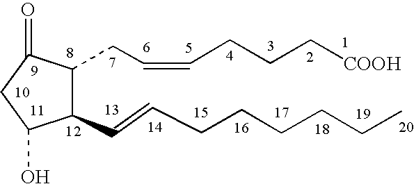 Topical stabilized prostaglandin E compound dosage forms