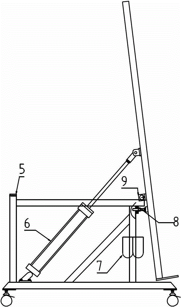 Automatic reversing workbench for cutting glass