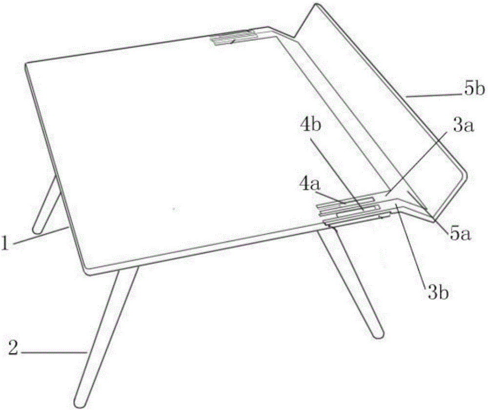Table with rotary placing frame