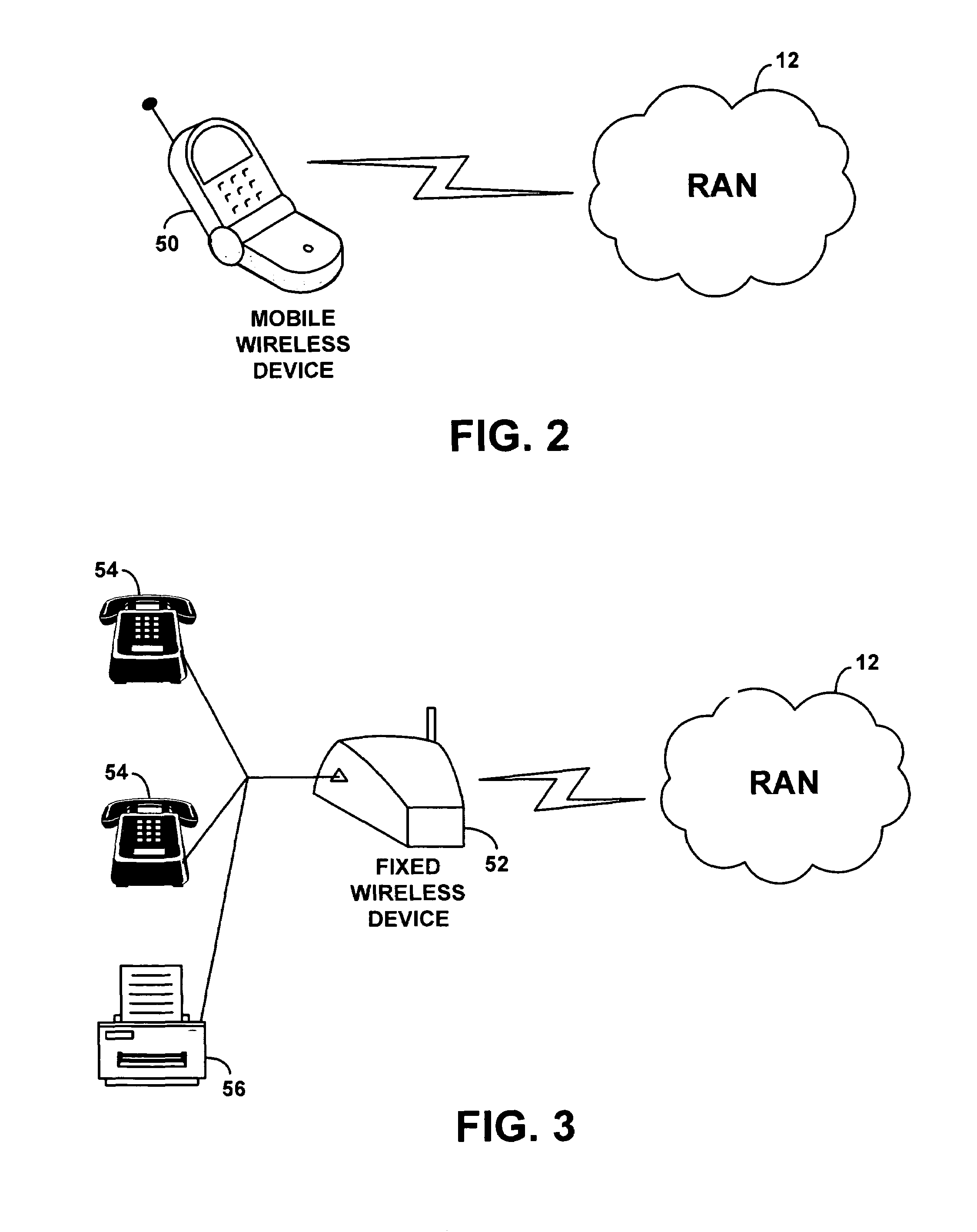 Method and system for wireless admission control based on fixed or mobile nature of wireless communication devices