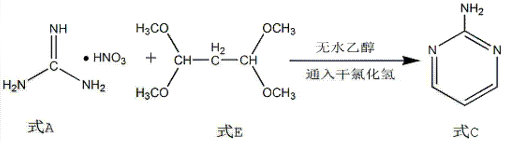 Synthesis process of 2-chloropyrimidin