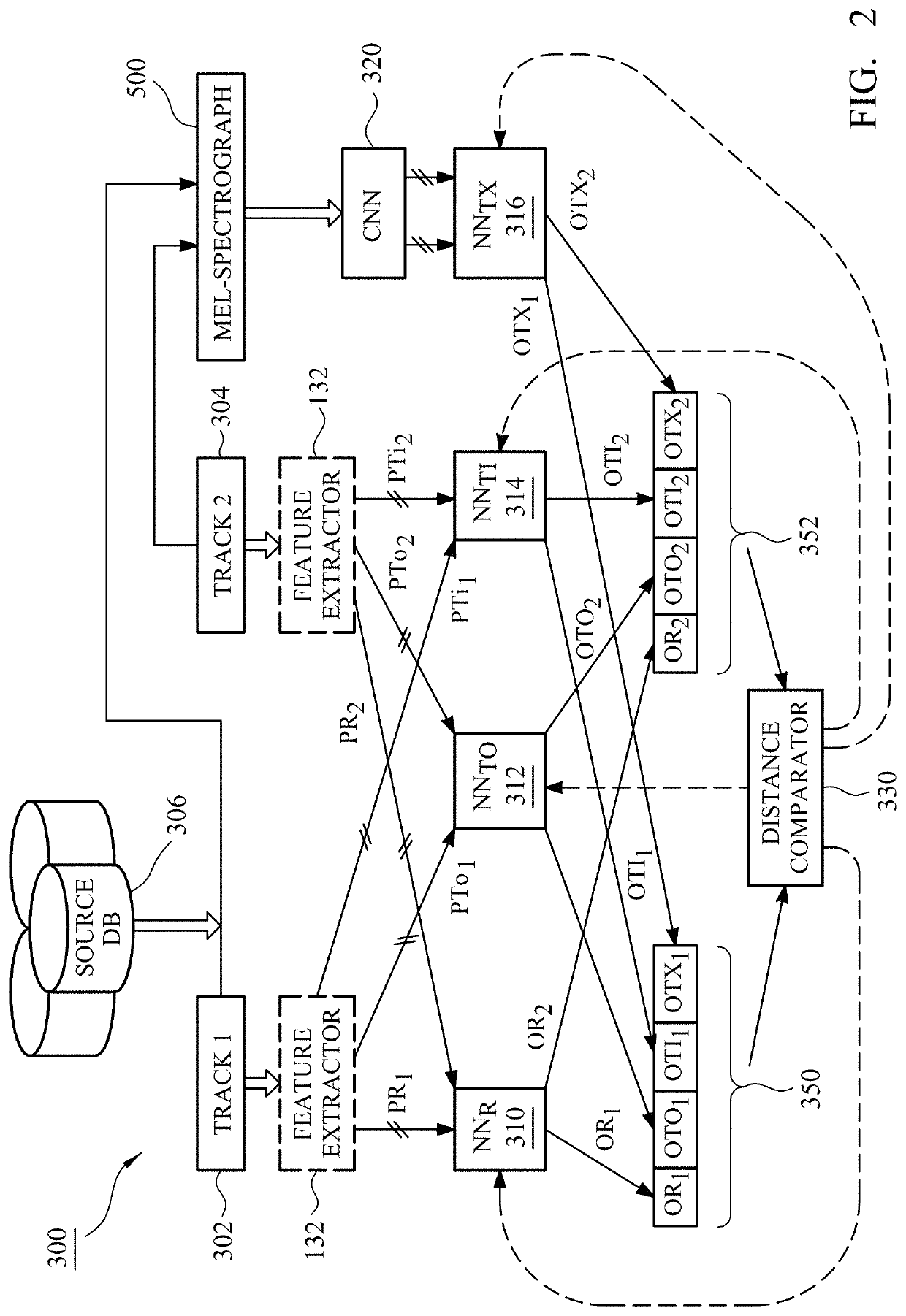 Processing System for Generating a Playlist from Candidate Files and Method for Generating a Playlist