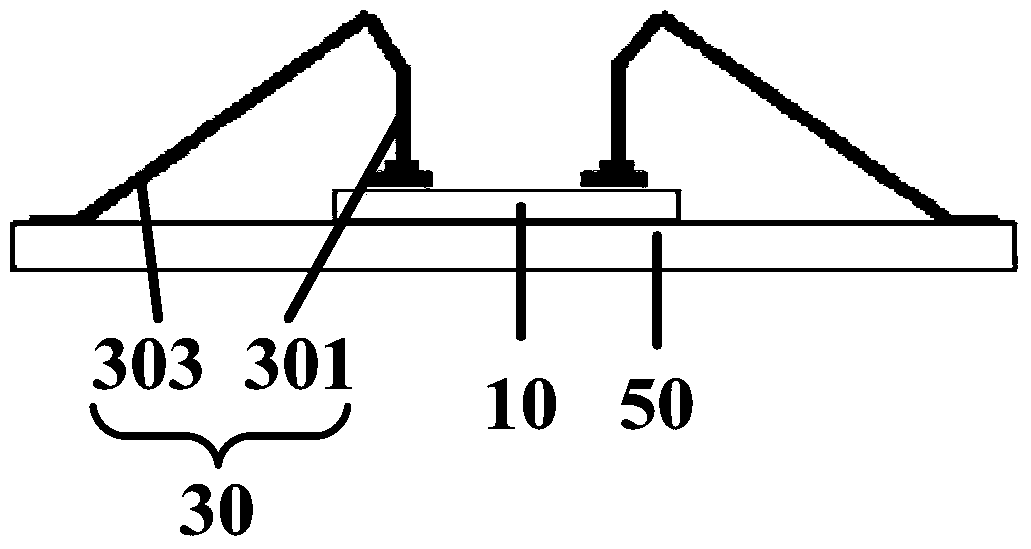 Chip, wire bonding method and device for chip packaging, and separation device