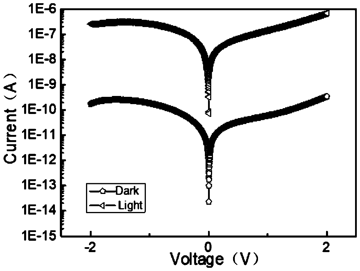 Ultraviolet light detector of lead-free double perovskite single crystal and manufactruing method thereof