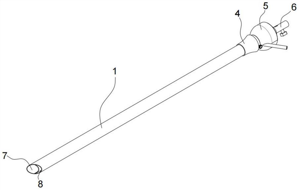 Percutaneous kidney ultramicro-channel visible puncture and expansion integrated kit with negative pressure suction