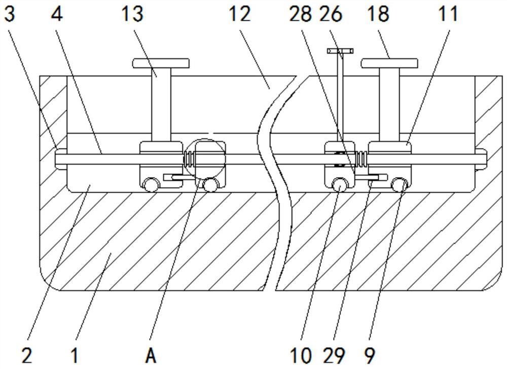 A vanadium extraction roasting material conveying device