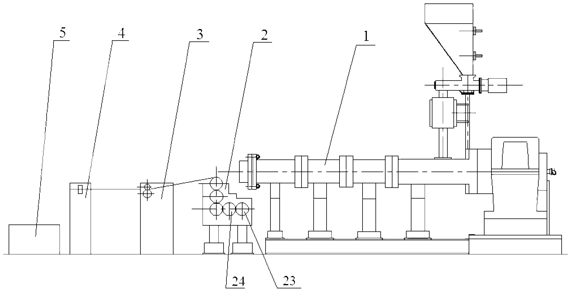 Device and method for preparation of ultra-high molecular-weight polyethylene sheet