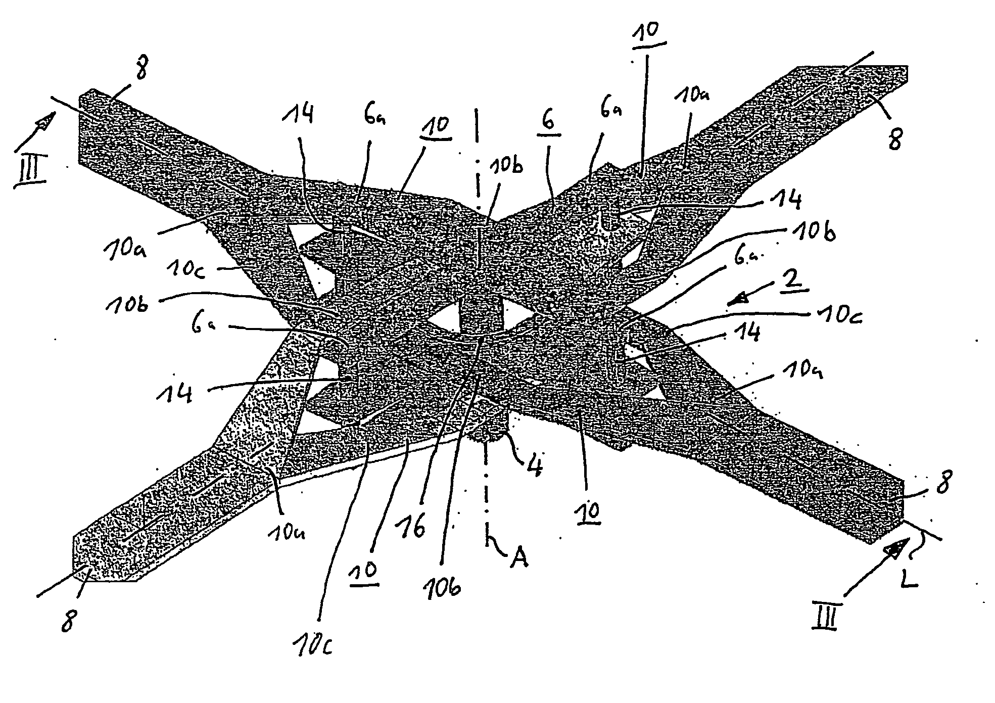 Non-articulated rotor and rotorcraft comprising a rotor of this type