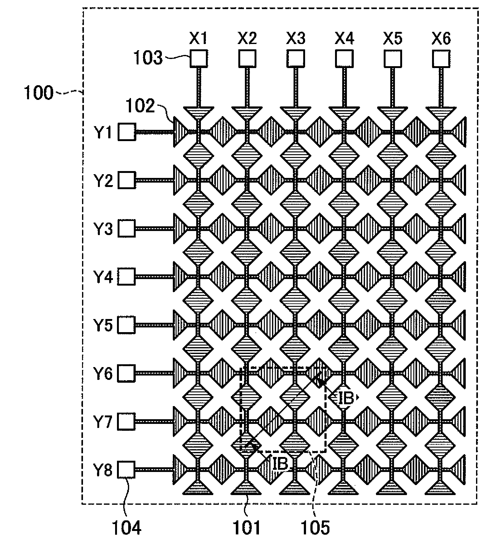 Coordinate input device and display device with the same