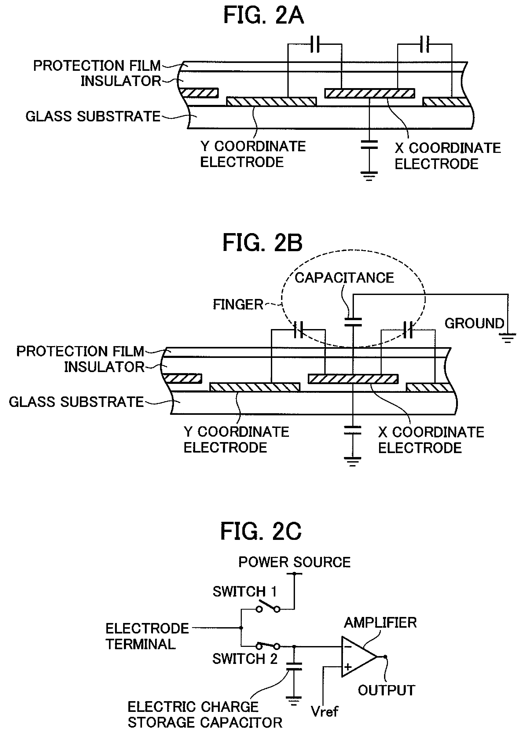 Coordinate input device and display device with the same
