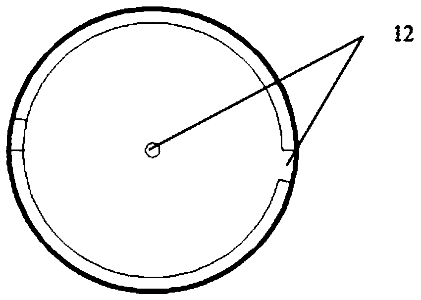 Surrounding radiation type electro-catalytic device