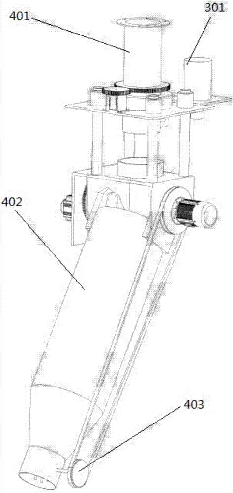 Full-automatic rice steamer loading robot for evenly paving materials