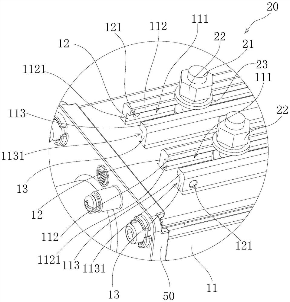 Joint structure of light source components and lamps