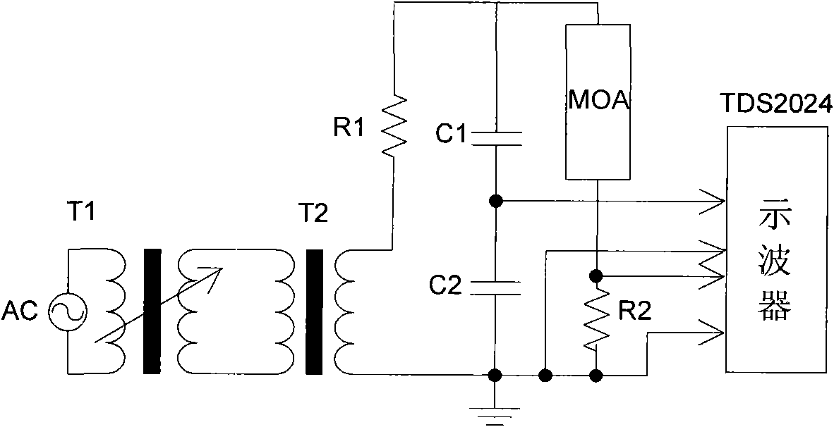 Method for extracting resistive current of metal oxide arrester (MOA)