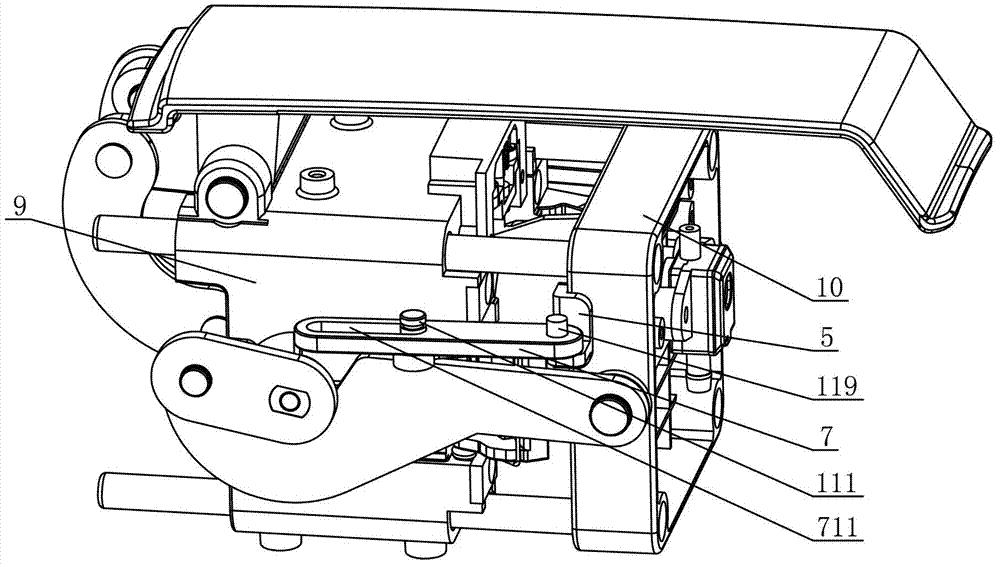 Automatic capsule falling device for capsule coffee machine