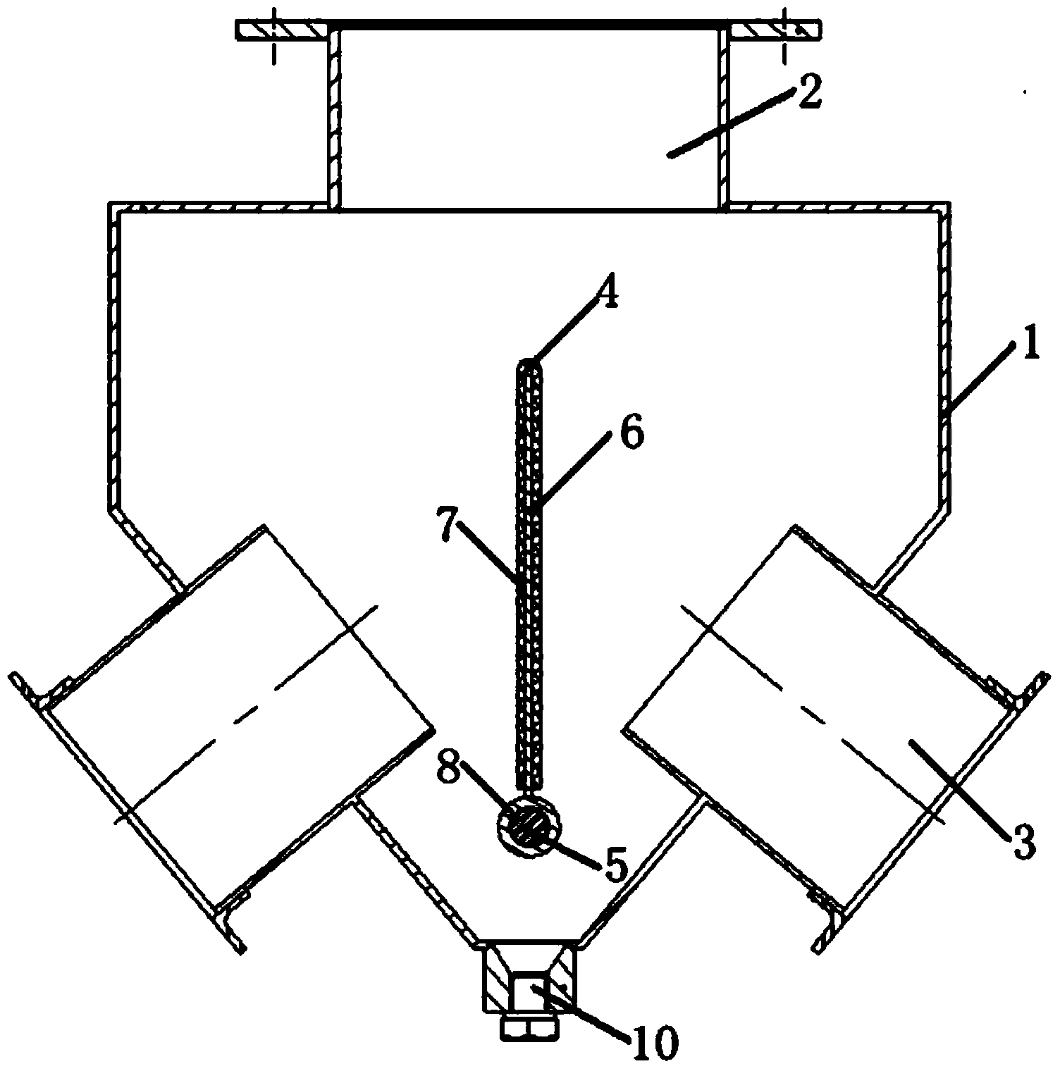 Double-position valve applied to draught fans