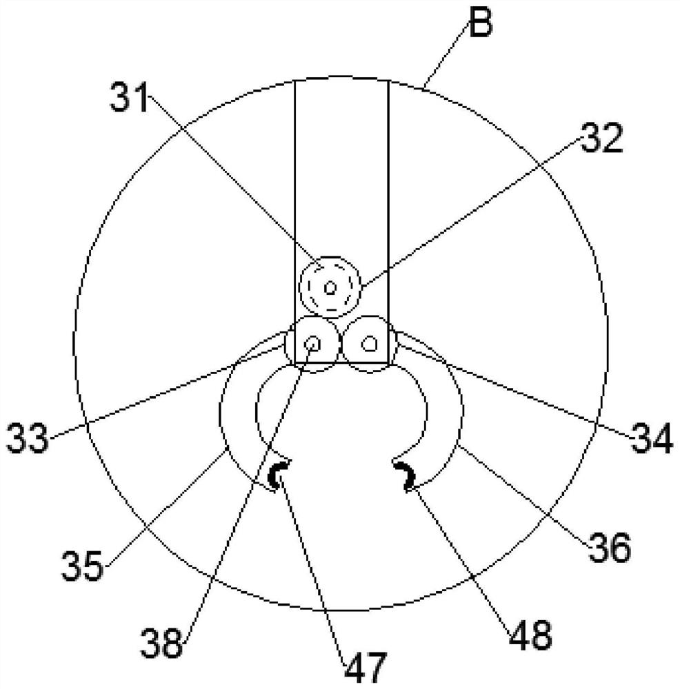 Bra steel ring penetrating and connecting system