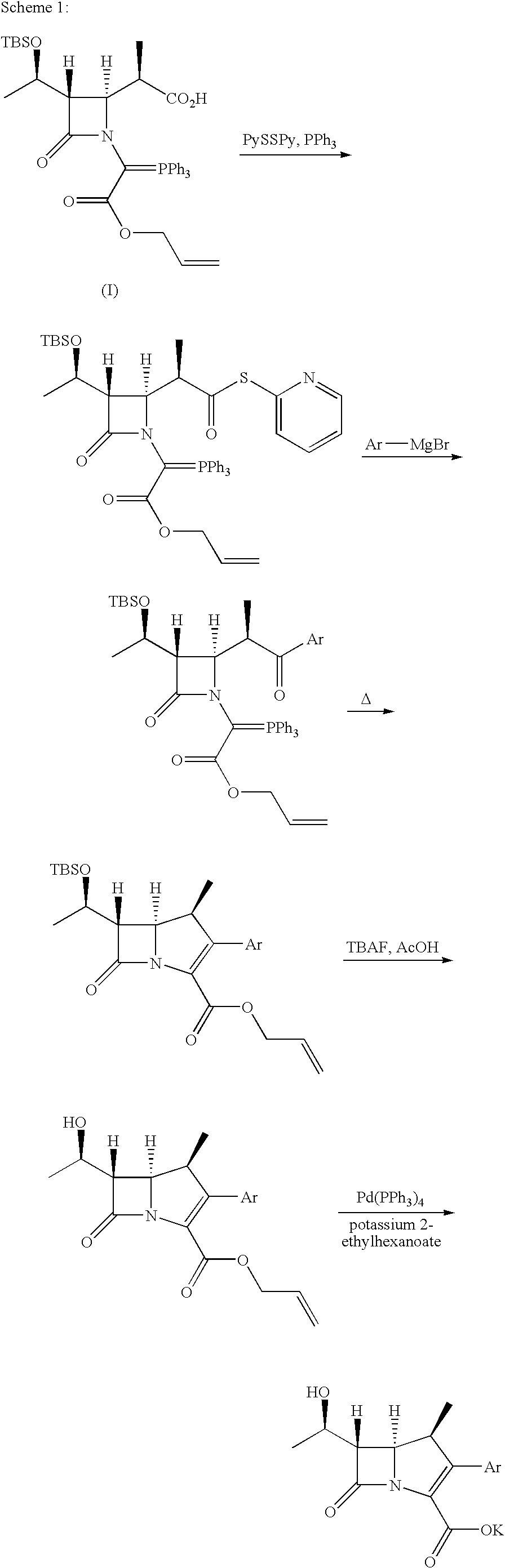 Crystalline carbapenem intermediate