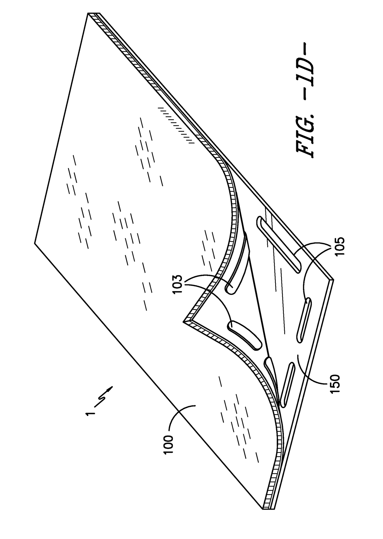 Floor Mat with Hidden Base Component