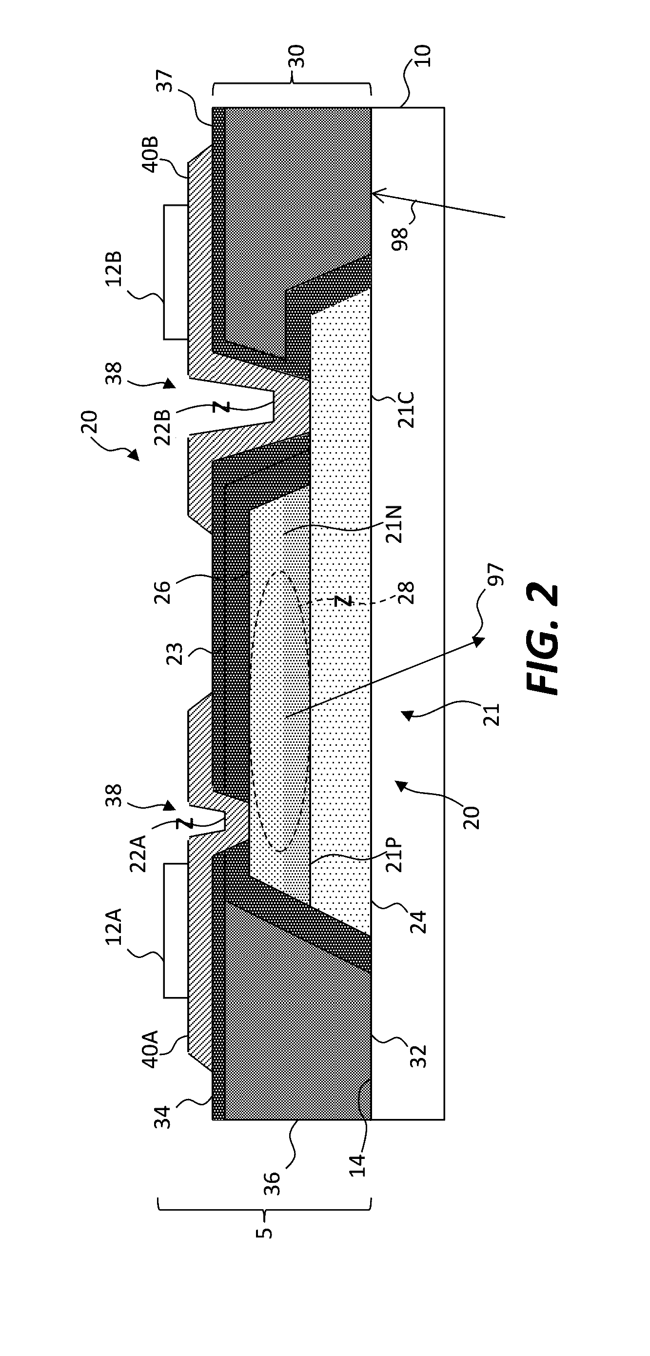 Display tile structure and tiled display