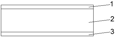 Novel mobile phone front cover composite board structure and production process thereof